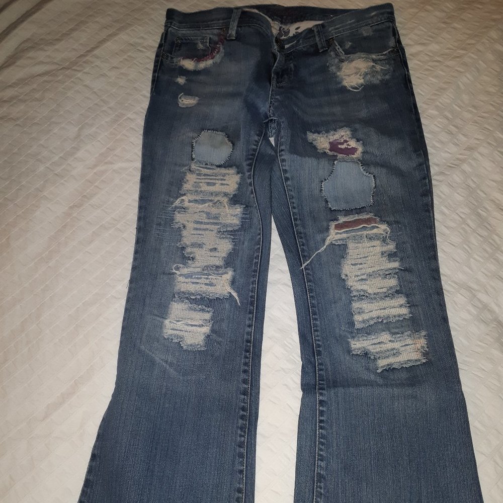 AEO Woodstock bell bottom jeans